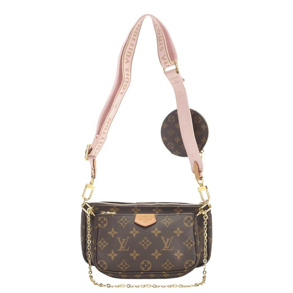Louis Vuitton Pink Monogram Coated Canvas Multi Pochette Accessoires
(Authentic